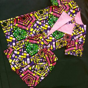 Colourful Jacket and Short Set