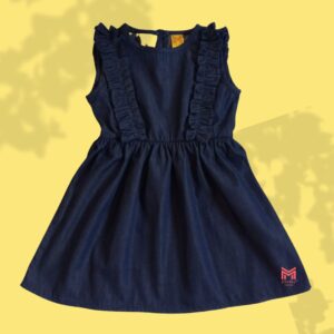 Fit & Flare Denim Dress